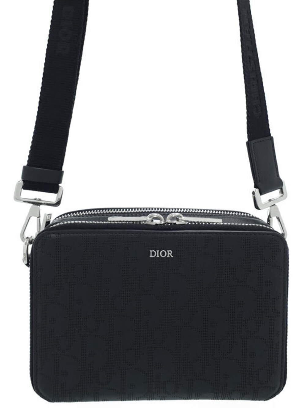Christian Dior Oblique Galaxy Strap Pouch Clutch Shoulder Bag